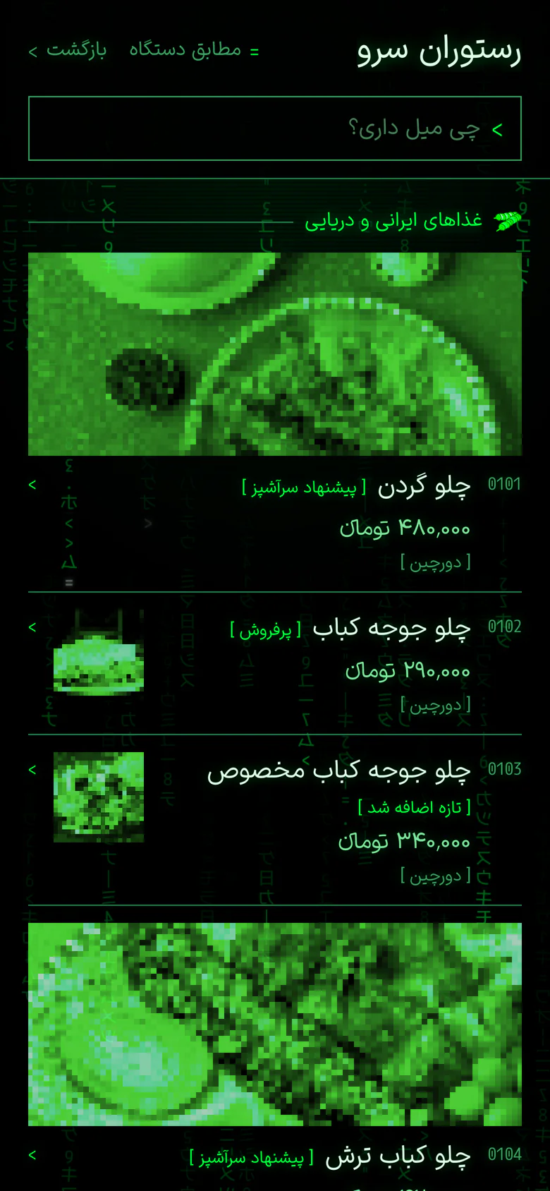 قالب ماتریکس