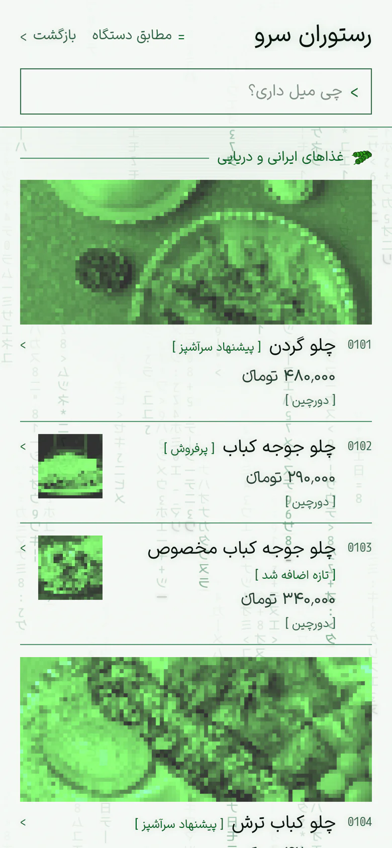قالب ماتریکس